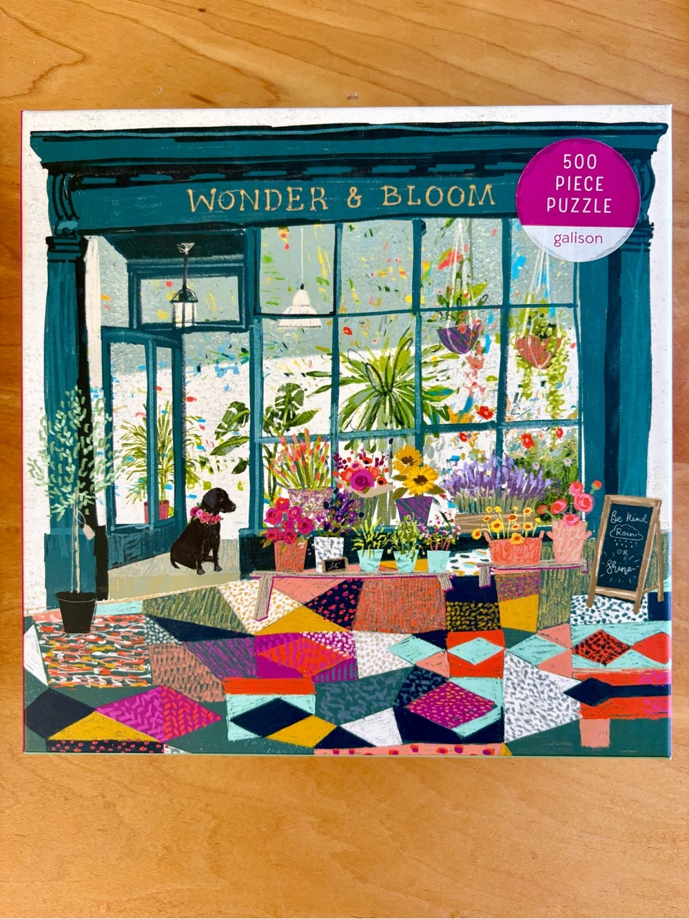 Galison Wonder & Bloom 500 - Piece Puzzle